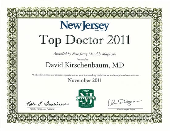 1763656973_2011-TopDoc-K 1763656973 2011 TopDoc K 1 David Kirschenbaum, MD